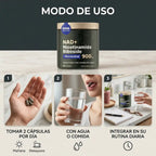 Suplemento NAD NMN Alternativo.Capsulas. Pack 4x2