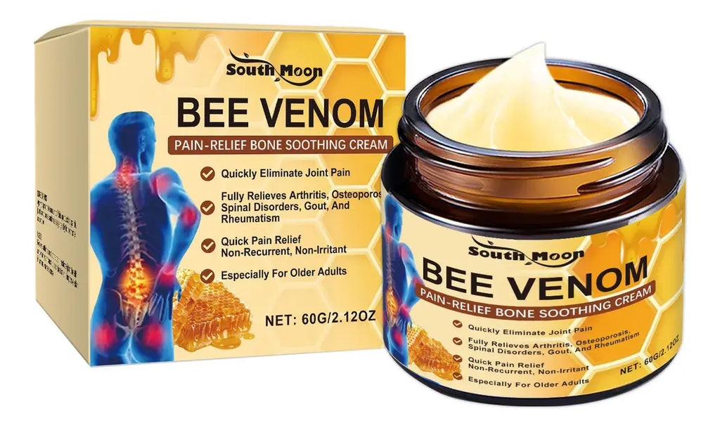 Crema Veneno de Abeja.Alivio Músculos-Articulaciones. SuperPack 4x2