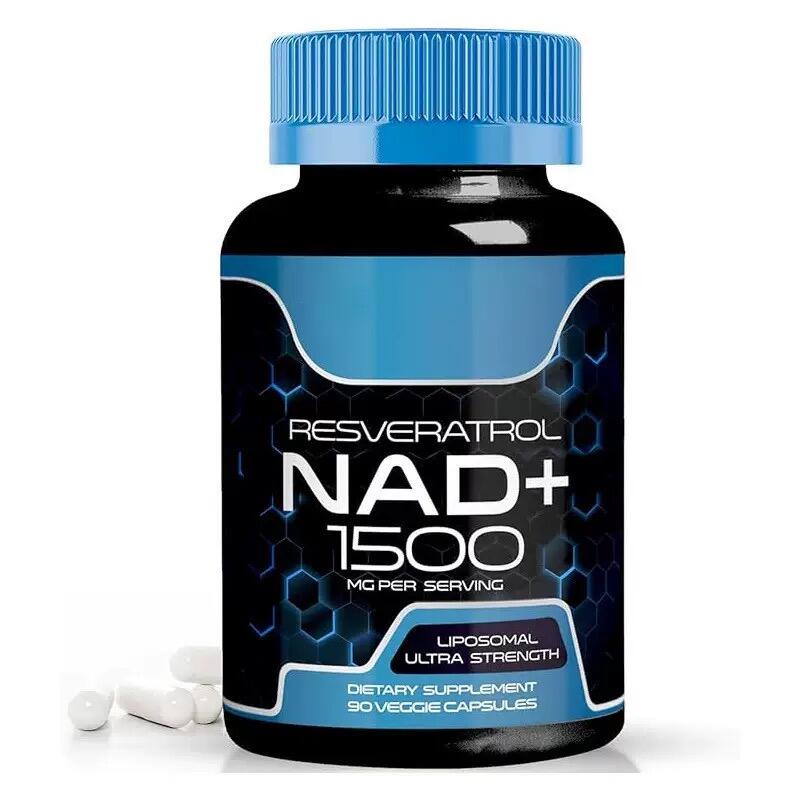 Suplemento NAD+ Resveratrol. Capsulas