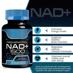 Suplemento NAD+ Resveratrol. Capsulas